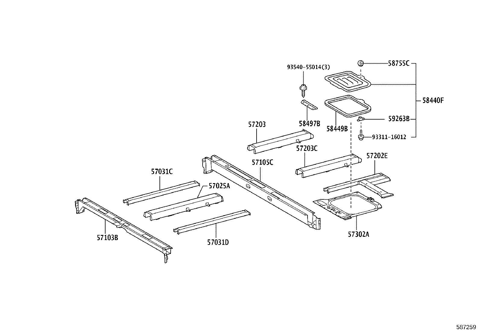 82711-60740 CLAMP, WIRING HARNESS product image