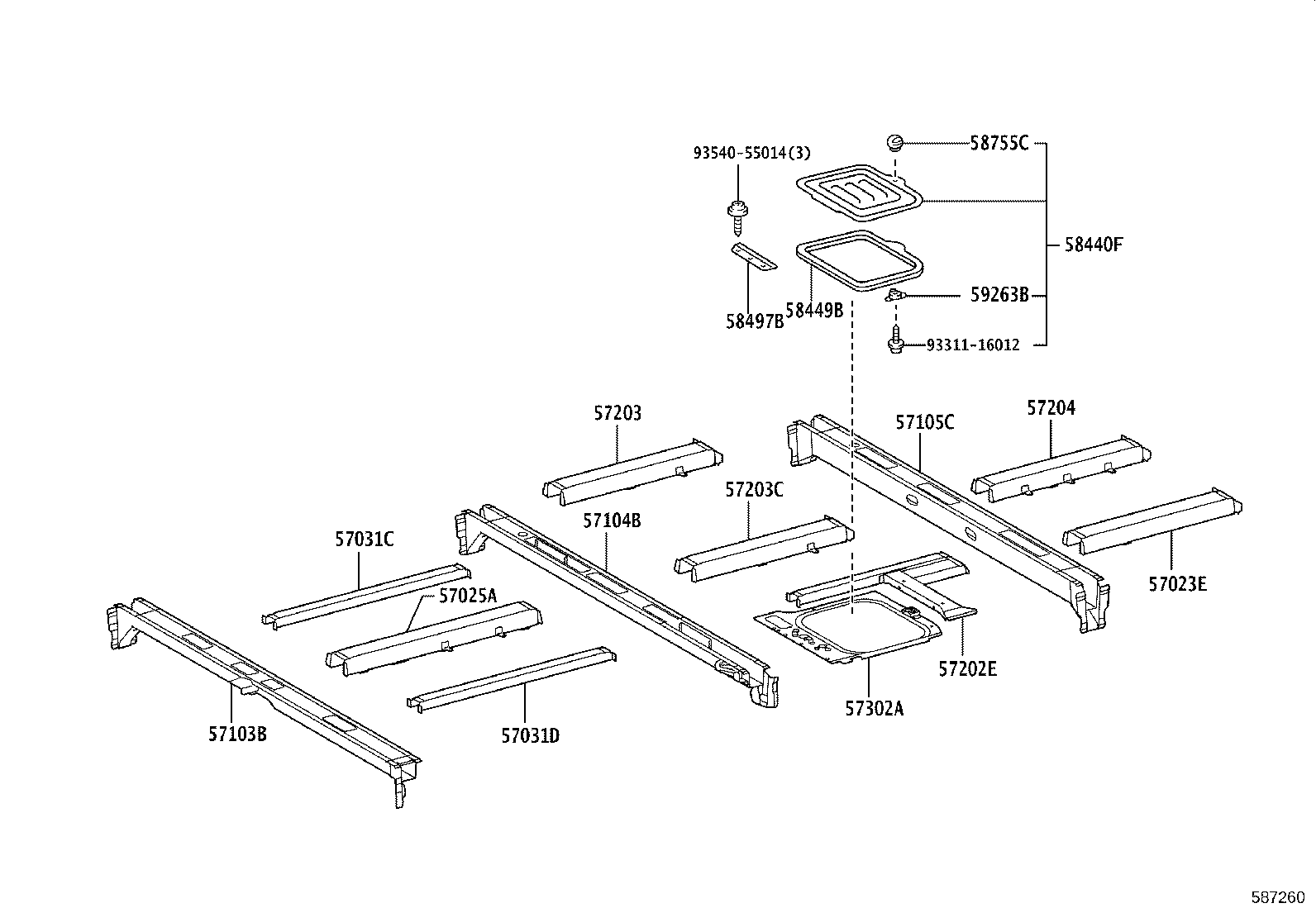 82711-60740 CLAMP, WIRING HARNESS product image