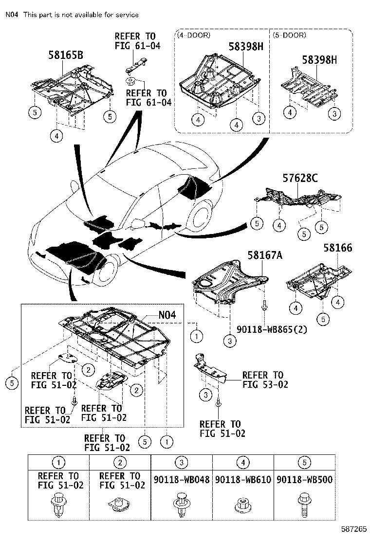 57043-WB002 REINFORCEMENT SUB-ASSY, FRONT SIDE MEMBER, REAR RH product image