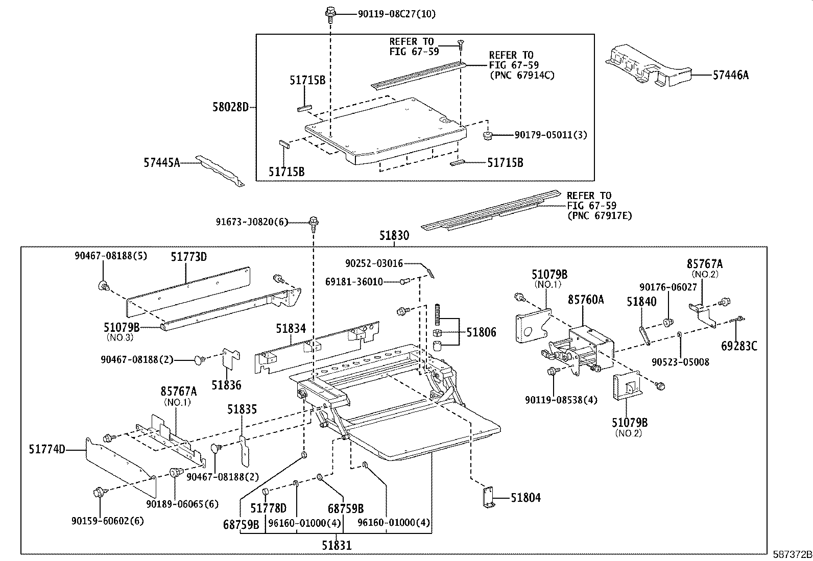 82711-60740 CLAMP, WIRING HARNESS product image
