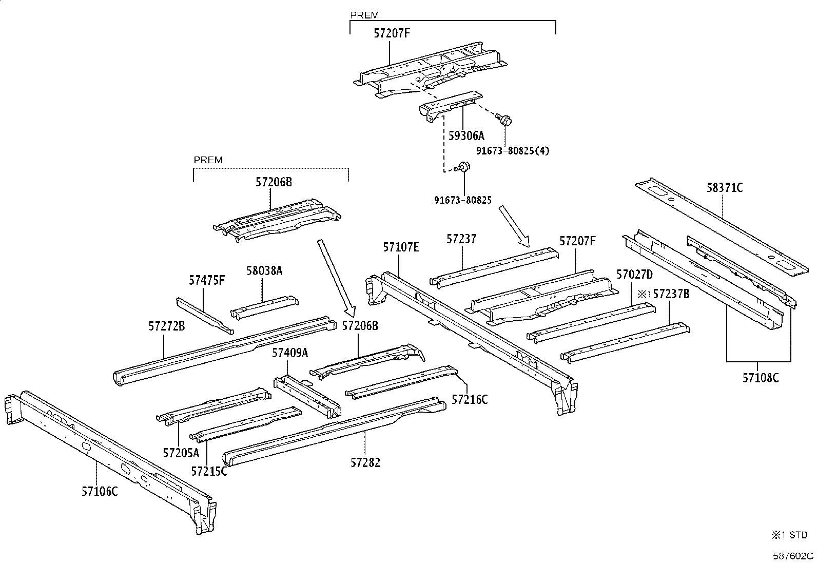 82711-60740 CLAMP, WIRING HARNESS product image