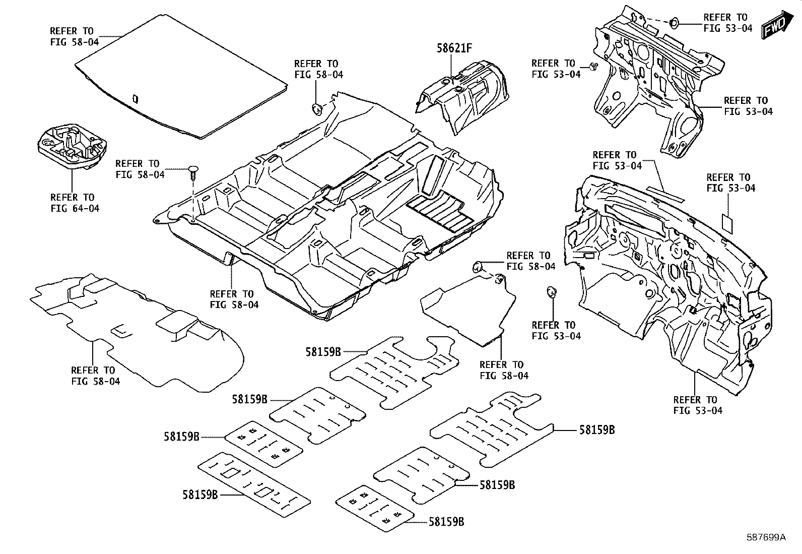 57661-WC005 MEMBER, REAR FLOOR CROSS, FRONT product image