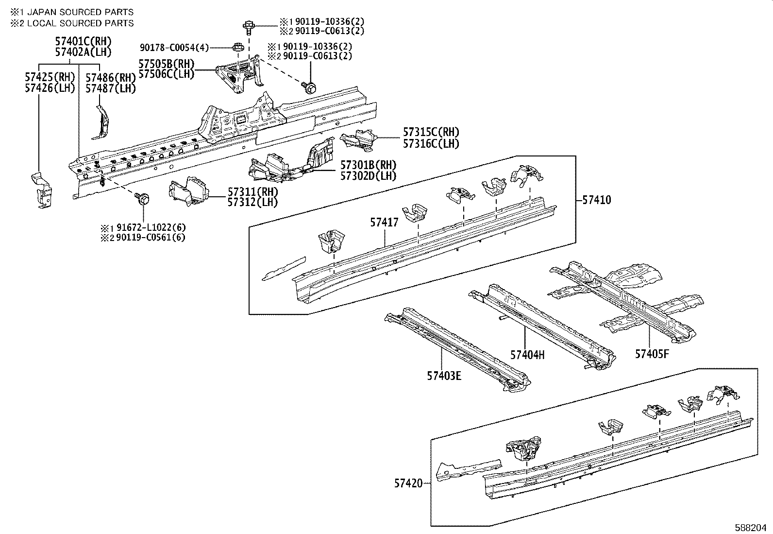 55238-08030 Toyota Reference Part product image