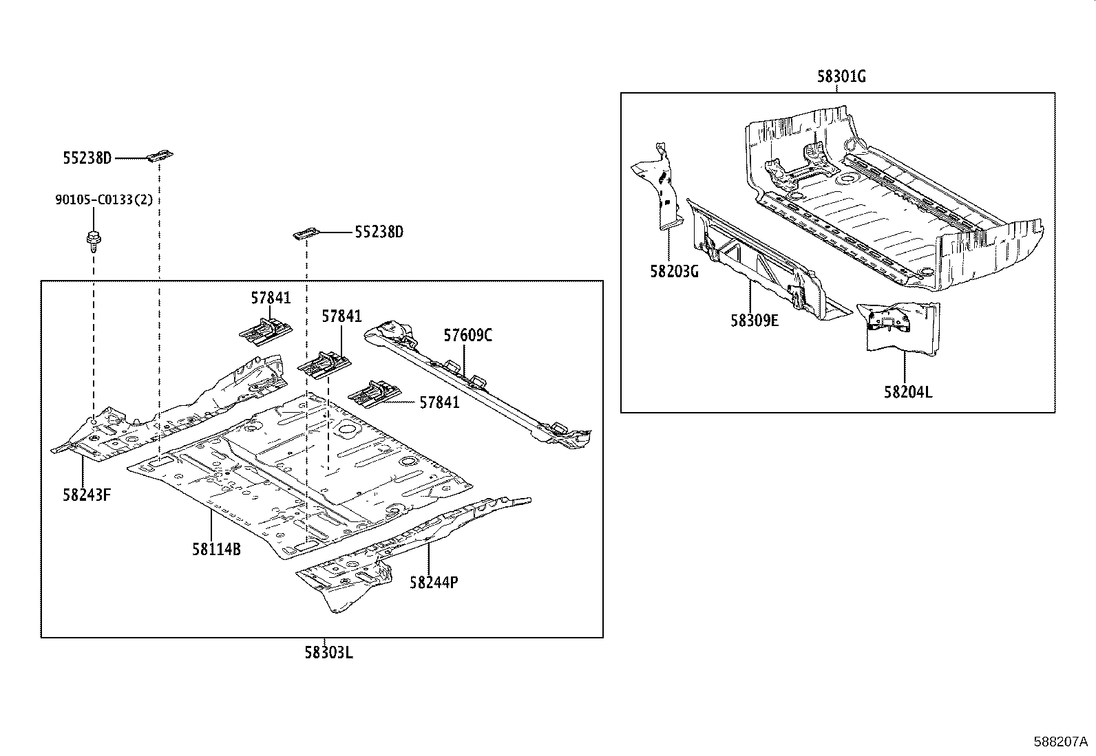 51967-08020 HOOK, TRANSPORT, REAR RH product image
