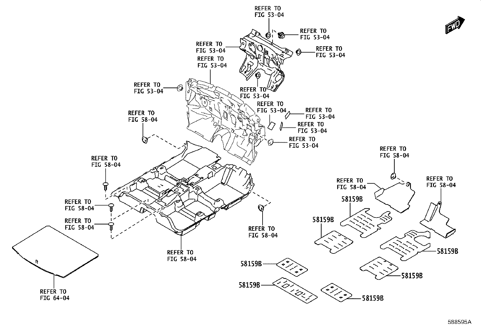 57608-WC006 MEMBER SUB-ASSY, REAR FLOOR CROSS, NO.4 product image