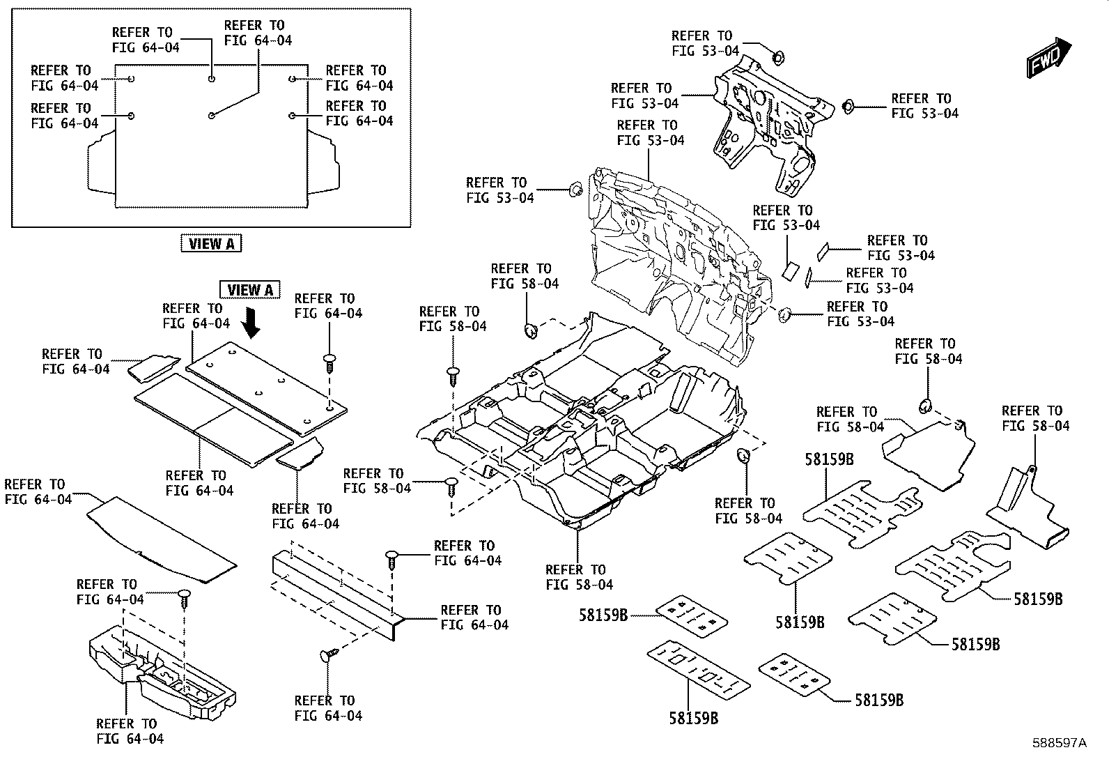 57608-WC006 MEMBER SUB-ASSY, REAR FLOOR CROSS, NO.4 product image