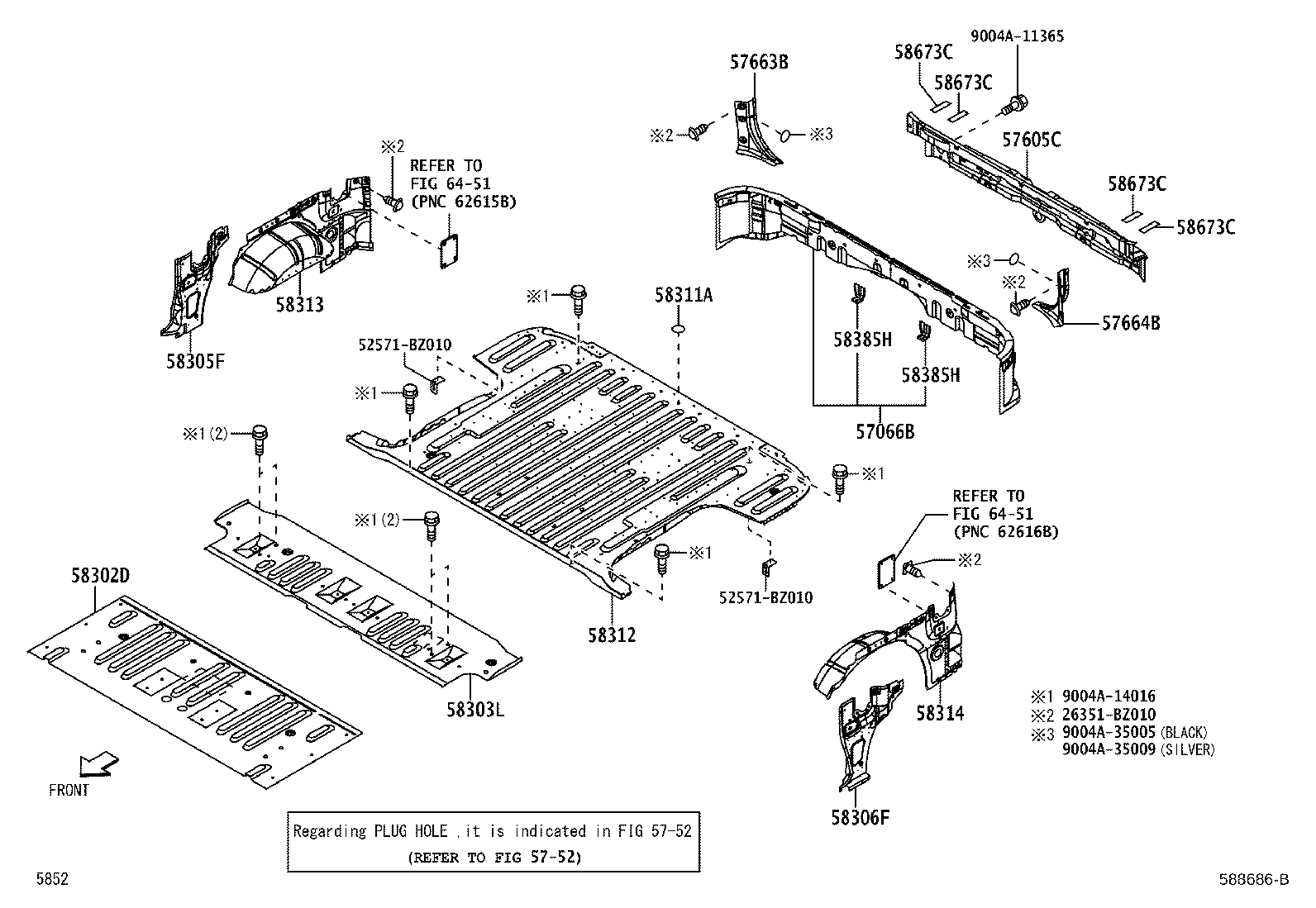 57302-BZ130 OUTRIGGER, REAR LH product image