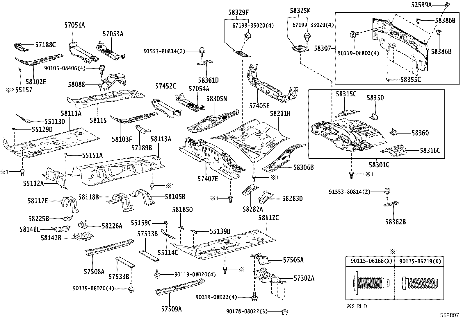 55139-47021 COVER, DASH PANEL HOLE, LH product image