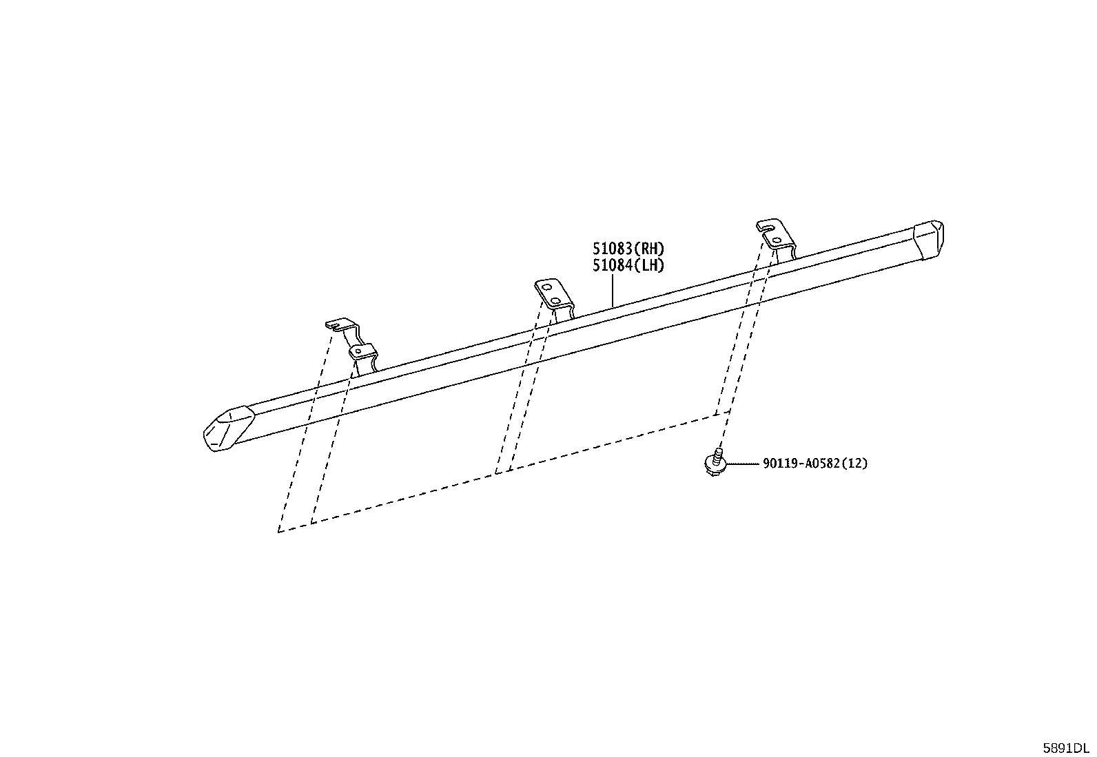 58102-04060 REINFORCEMENT SUB-ASSY, FRONT FLOOR product image