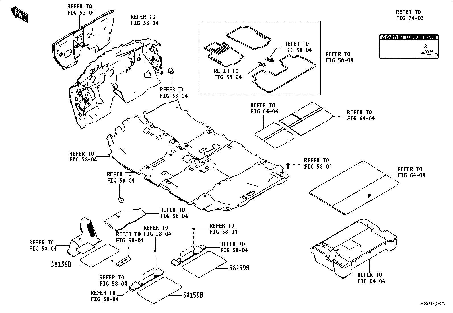 57653-WC001 MEMBER, REAR FLOOR CROSS, NO.2 product image