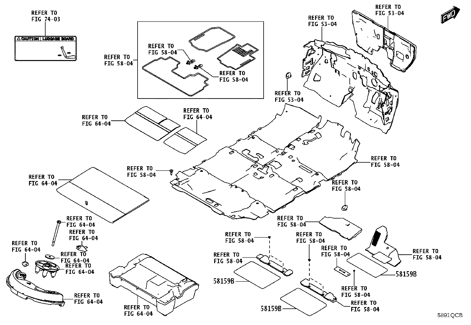 57653-WC001 MEMBER, REAR FLOOR CROSS, NO.2 product image