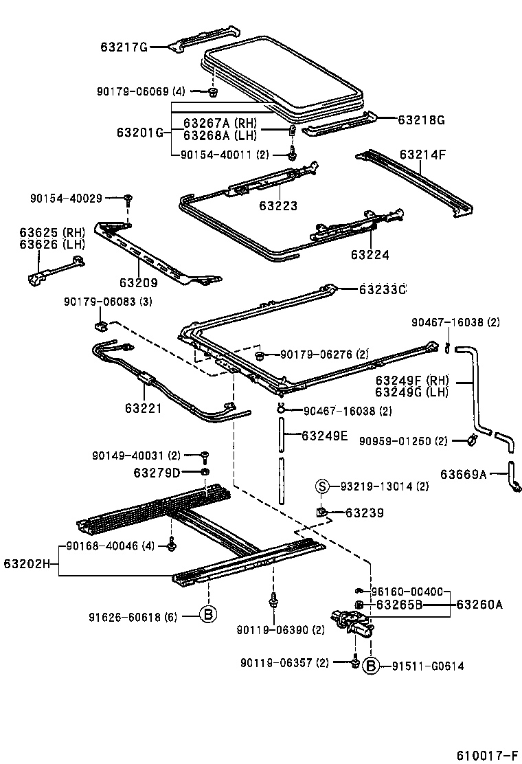 63132-60020 PANEL, WINDSHIELD HEADER, INNER product image