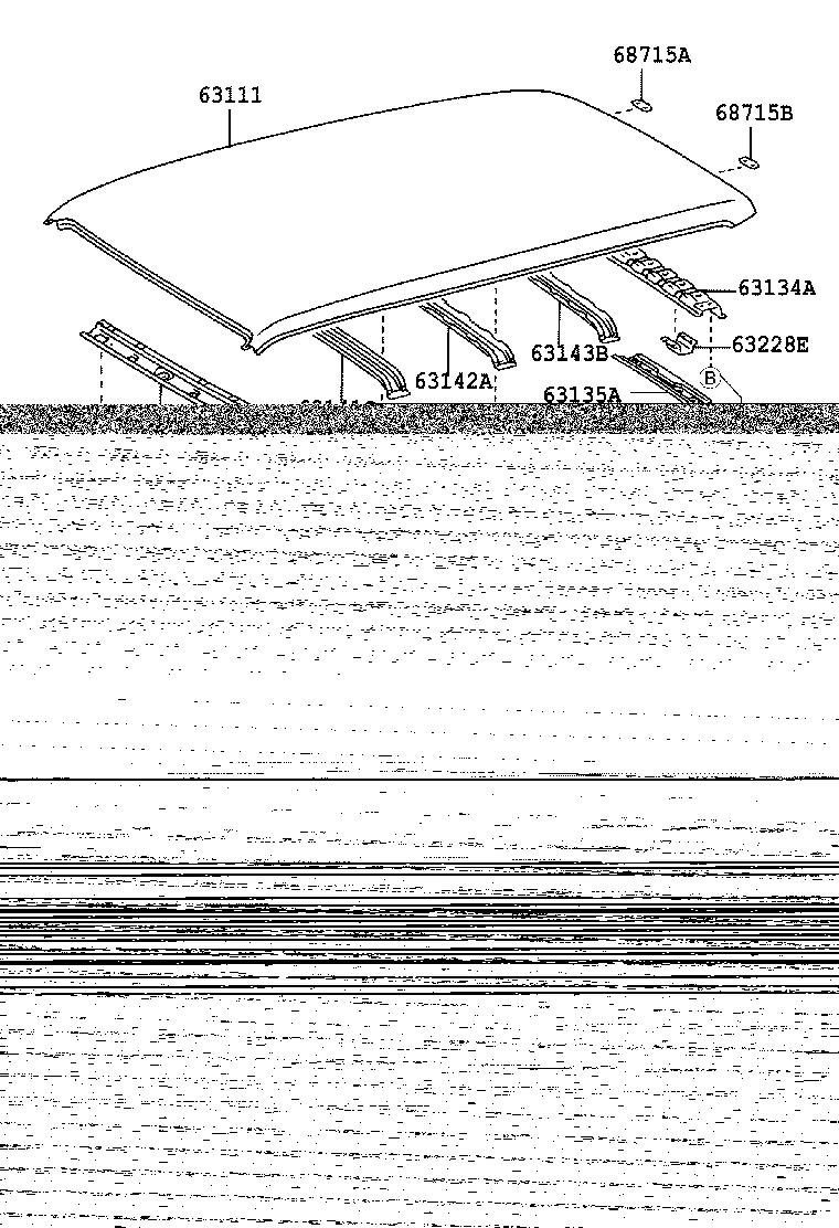 63111-28090 PANEL, ROOF product image