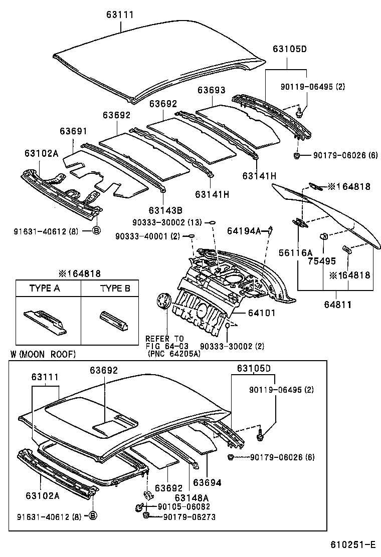 63102-50030 PANEL SUB-ASSY, WINDSHIELD HEADER product image