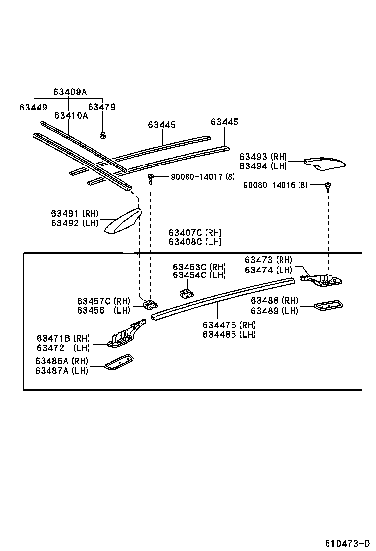 63236-08020 CLAMP, SLIDING ROOF OR REMOVABLE ROOF DRAIN HOSE product image