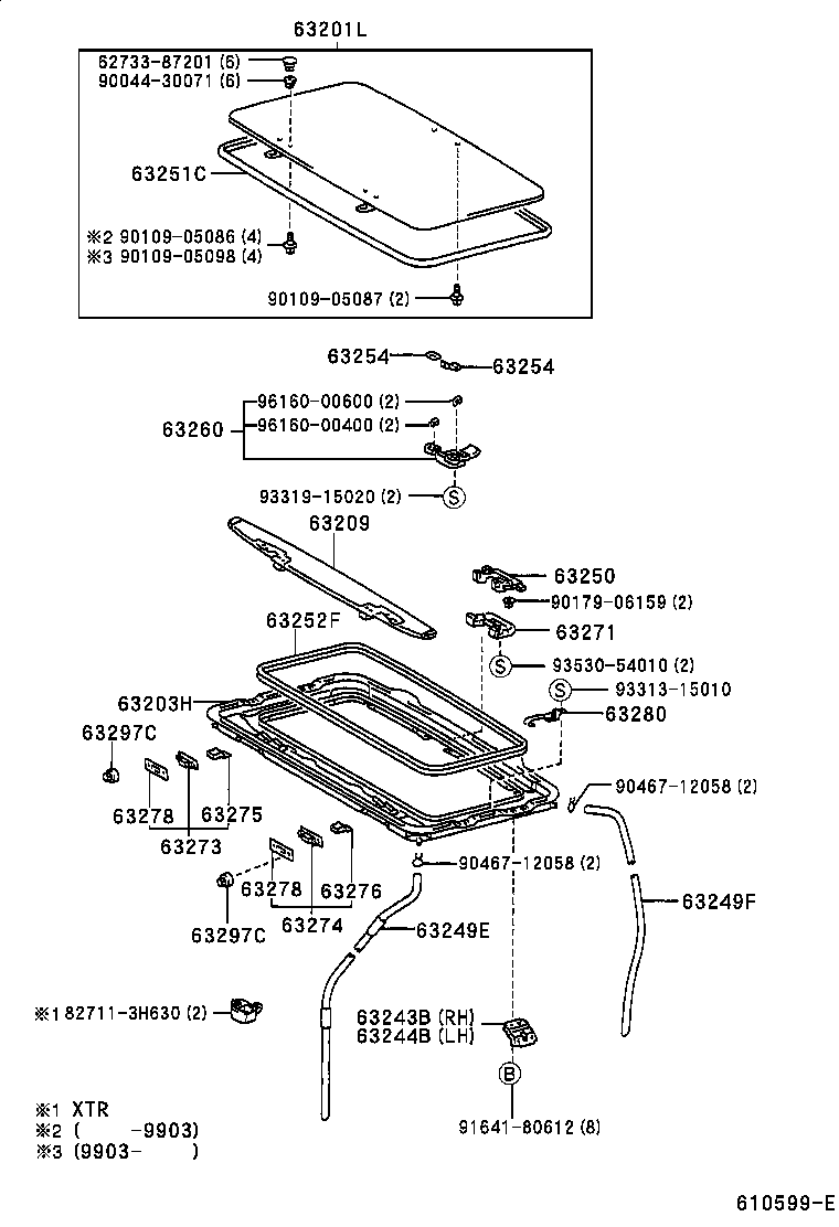 63132-35030 PANEL, WINDSHIELD HEADER, INNER product image