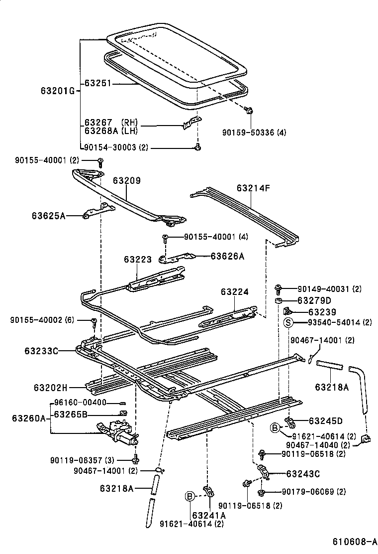63132-42010 PANEL, WINDSHIELD HEADER, INNER product image