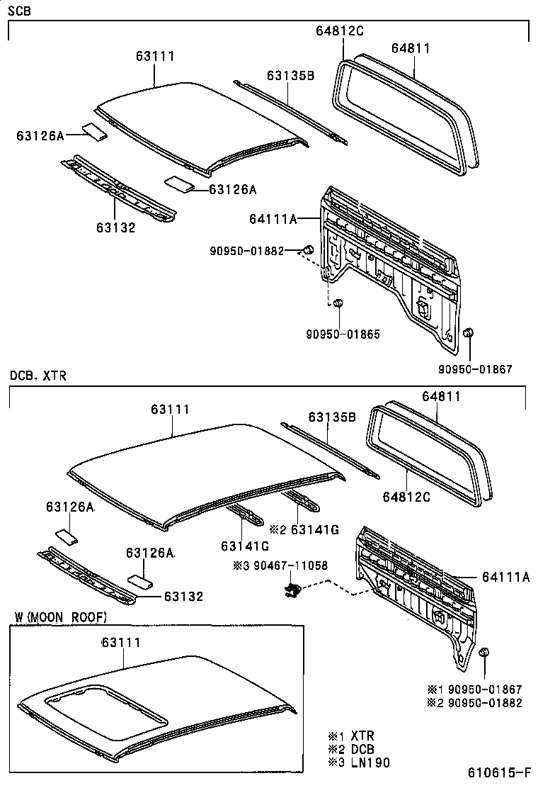 63132-35030 PANEL, WINDSHIELD HEADER, INNER product image