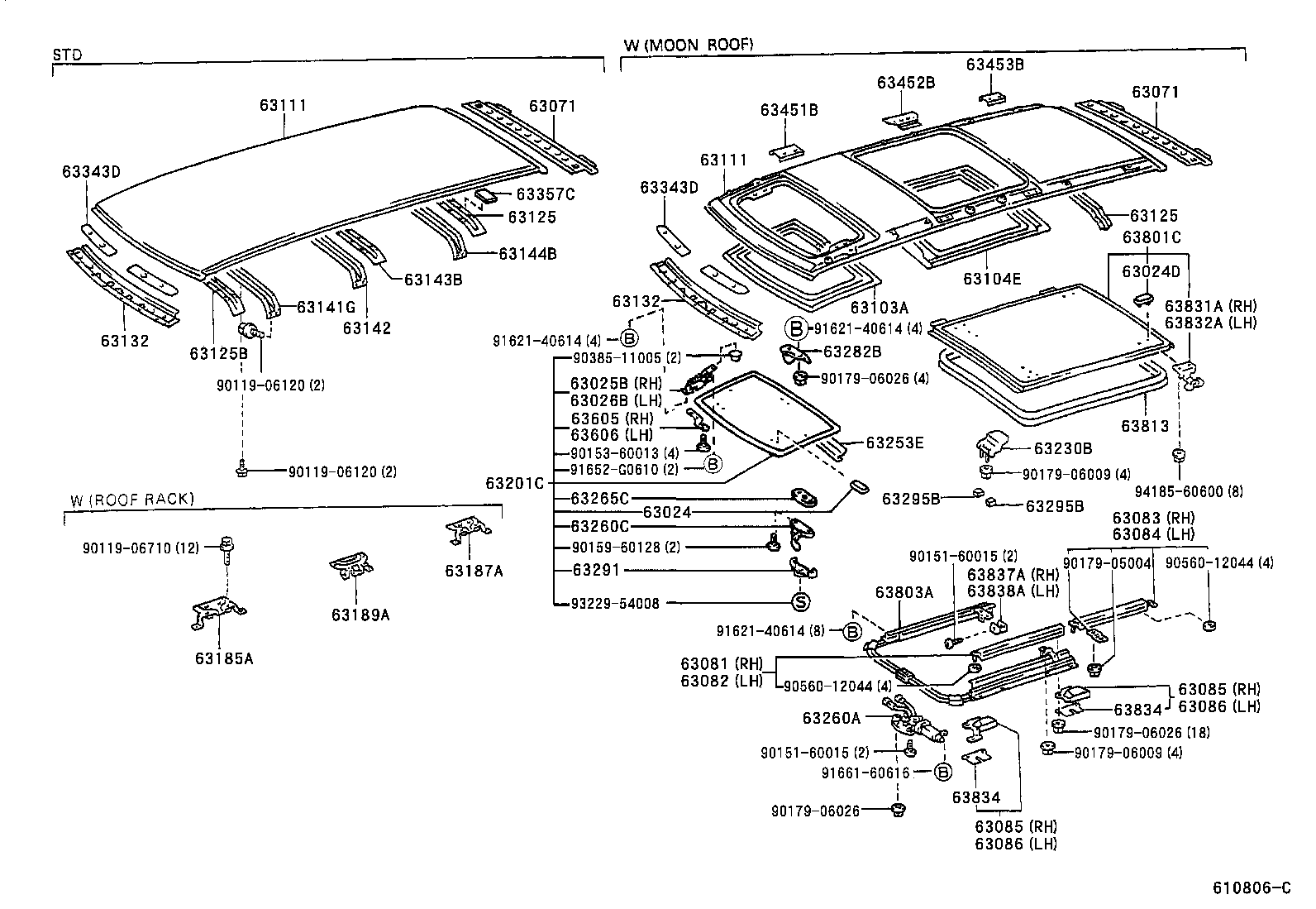 63132-95D00 PANEL, WINDSHIELD HEADER, INNER product image