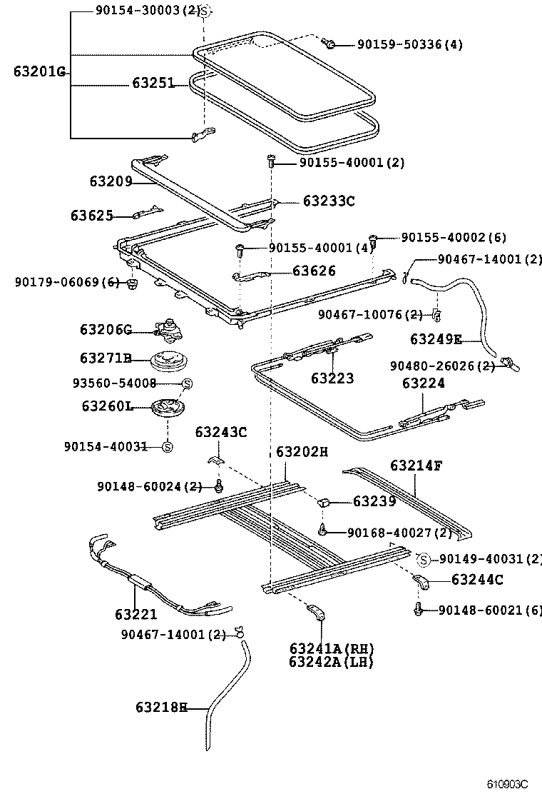 63132-52010 PANEL, WINDSHIELD HEADER, INNER product image