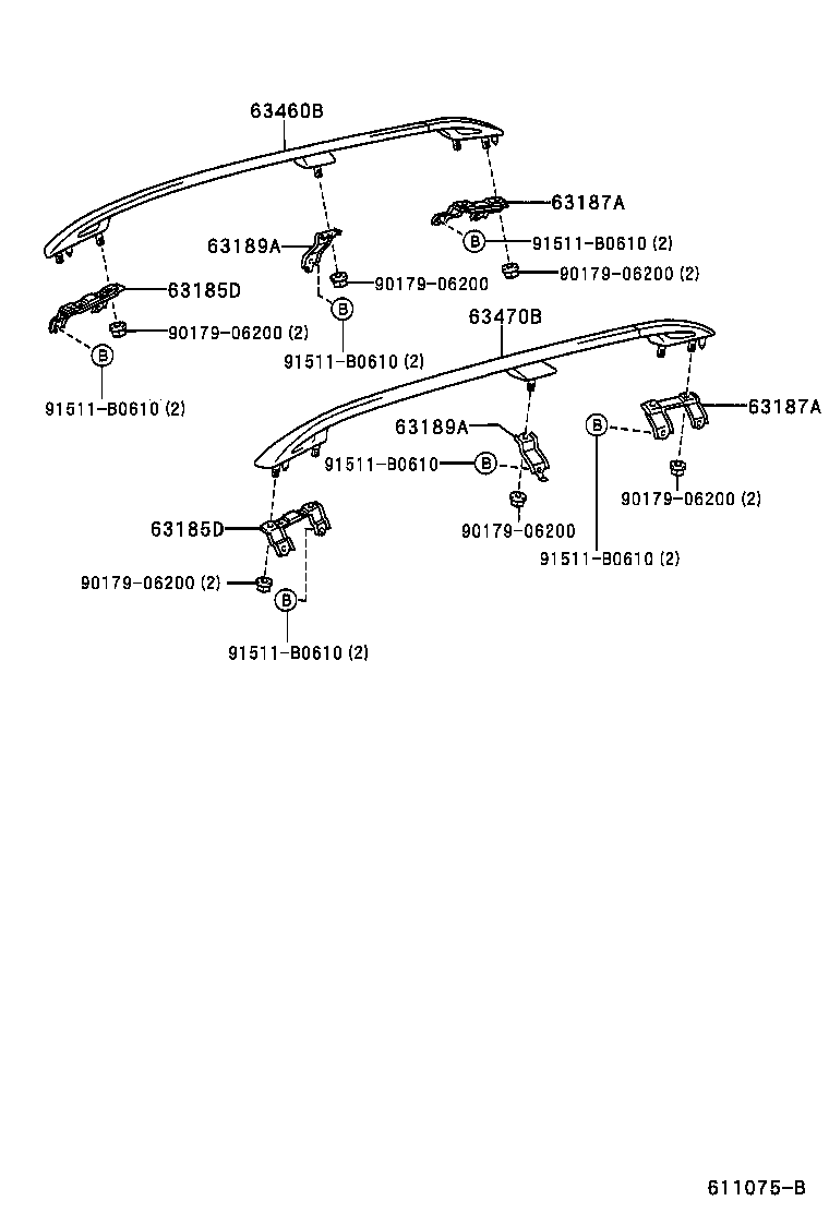 63111-52040 PANEL, ROOF product image