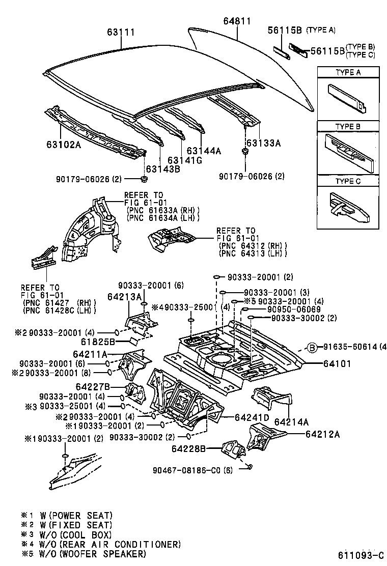 63102-30220 PANEL SUB-ASSY, WINDSHIELD HEADER product image