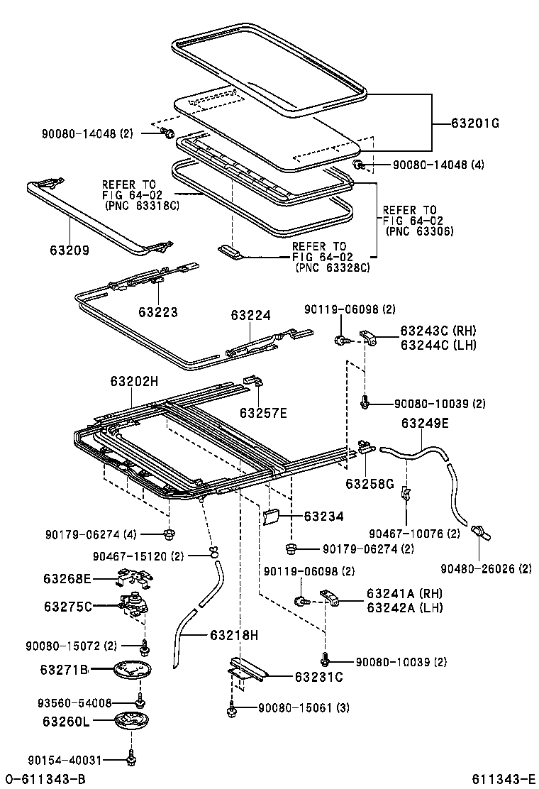63132-0D010 PANEL, WINDSHIELD HEADER, INNER product image