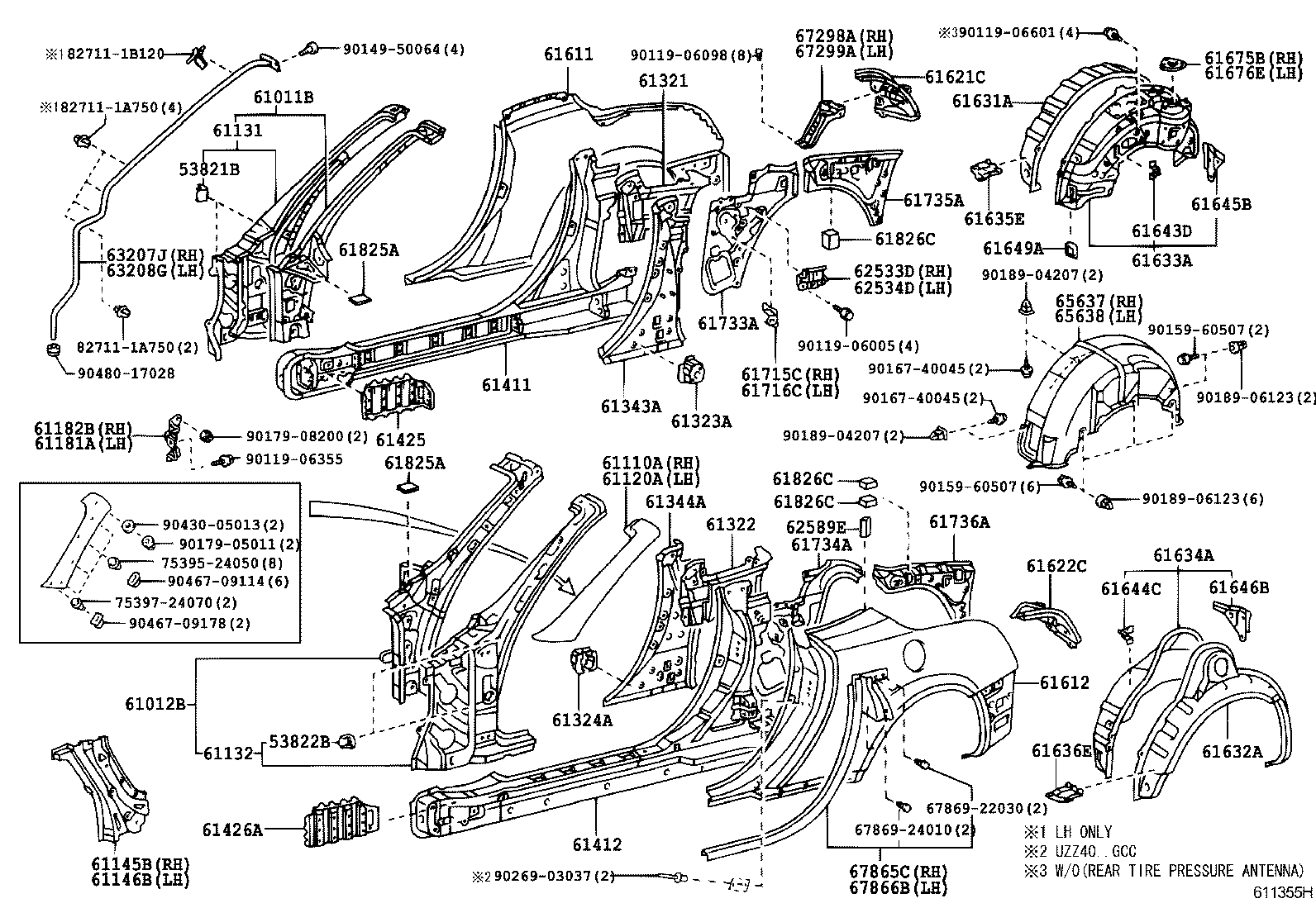 61825-22050 PLATE, NOISE CONTROL, NO.2 product image