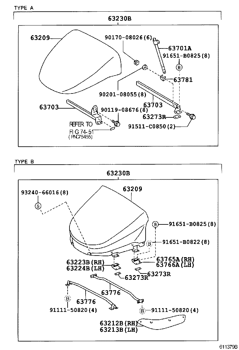 63132-37133 PANEL, WINDSHIELD HEADER, INNER product image