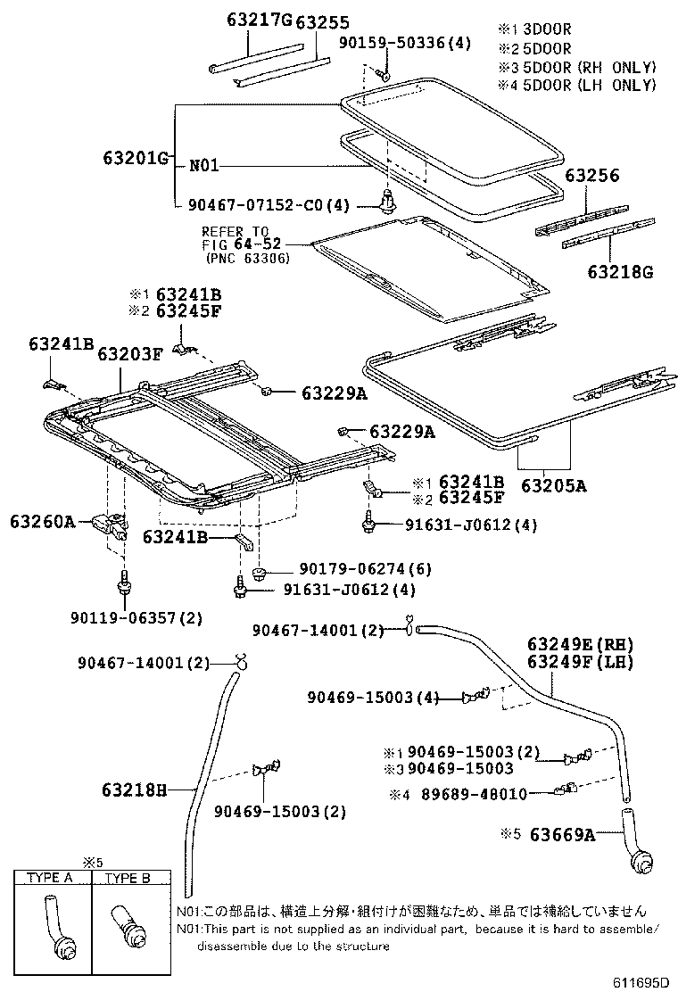 63102-60080 PANEL, WINDSHIELD HEADER, OUTER product image