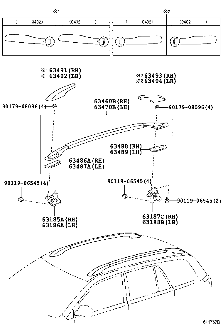 63132-05031 PANEL, WINDSHIELD HEADER, INNER product image