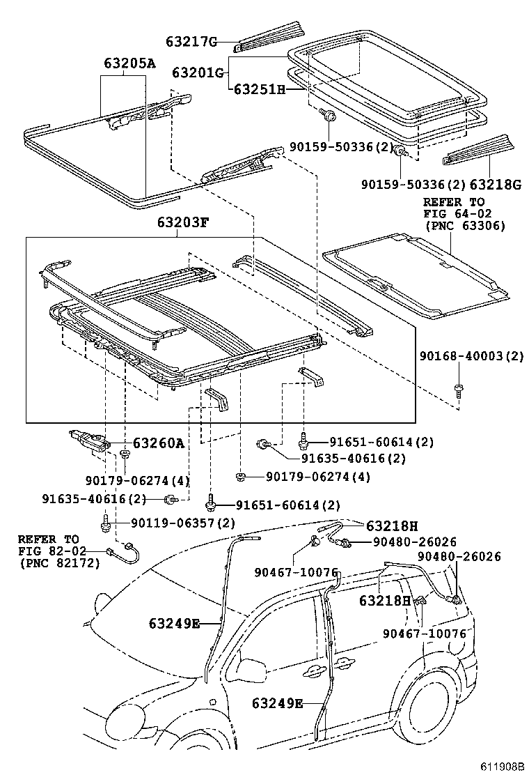 63138-52010 BRACKET, DOME LAMP, NO.2 product image