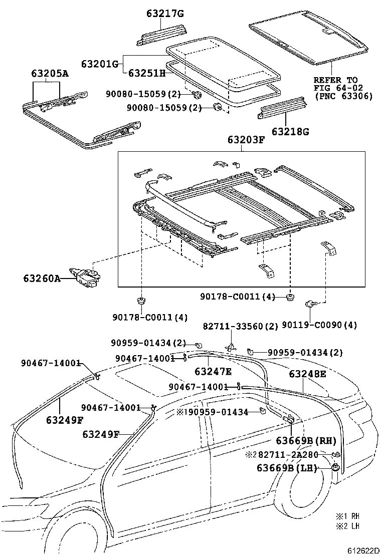 63138-06070 BRACKET, DOME LAMP, NO.2 product image
