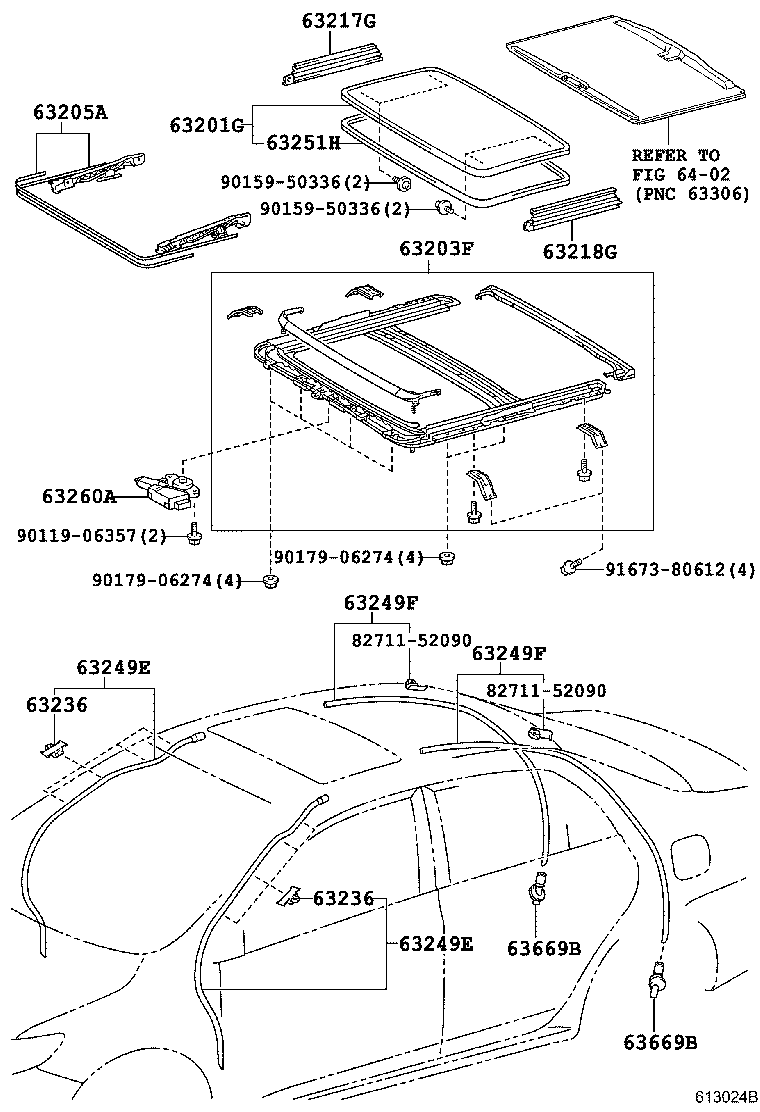 63102-12260 PANEL, WINDSHIELD HEADER, INNER product image