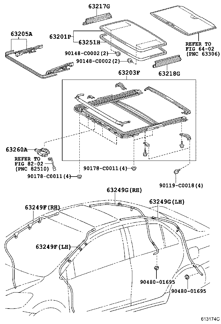63102-0D050 PANEL SUB-ASSY, WINDSHIELD HEADER product image