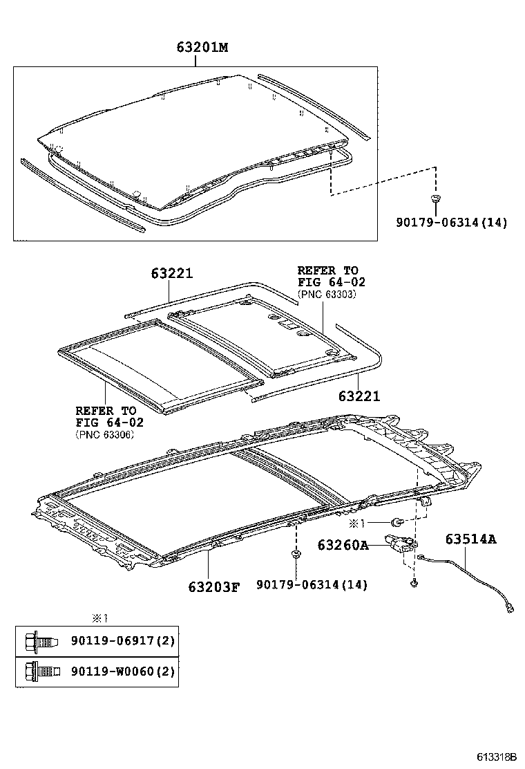63103-05030 REINFORCEMENT, ROOF PANEL, NO.2 product image