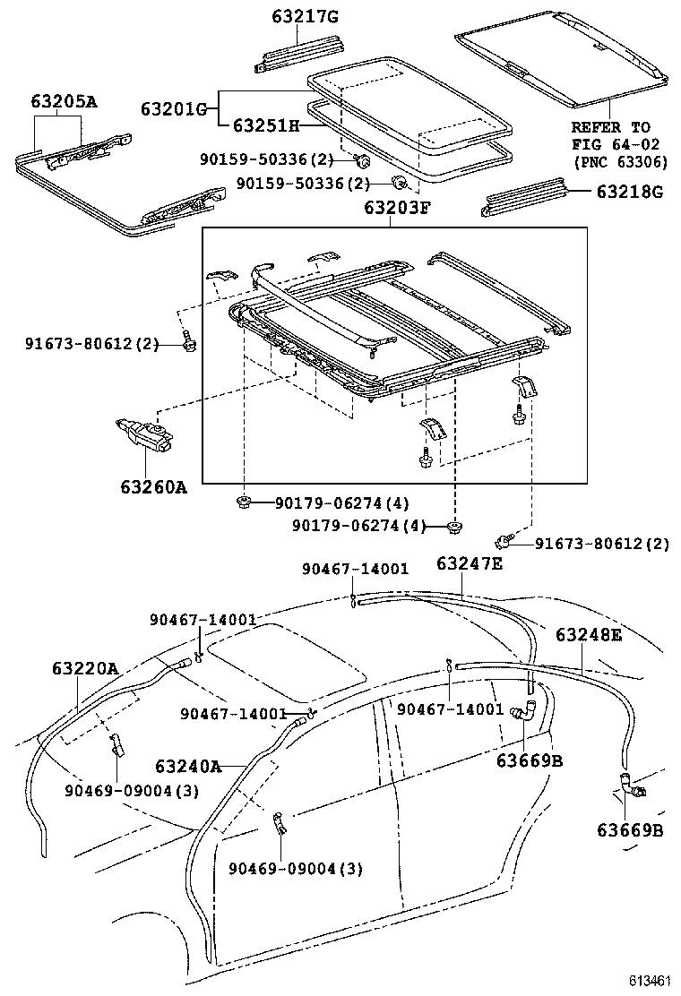 63111-30840 PANEL, ROOF product image