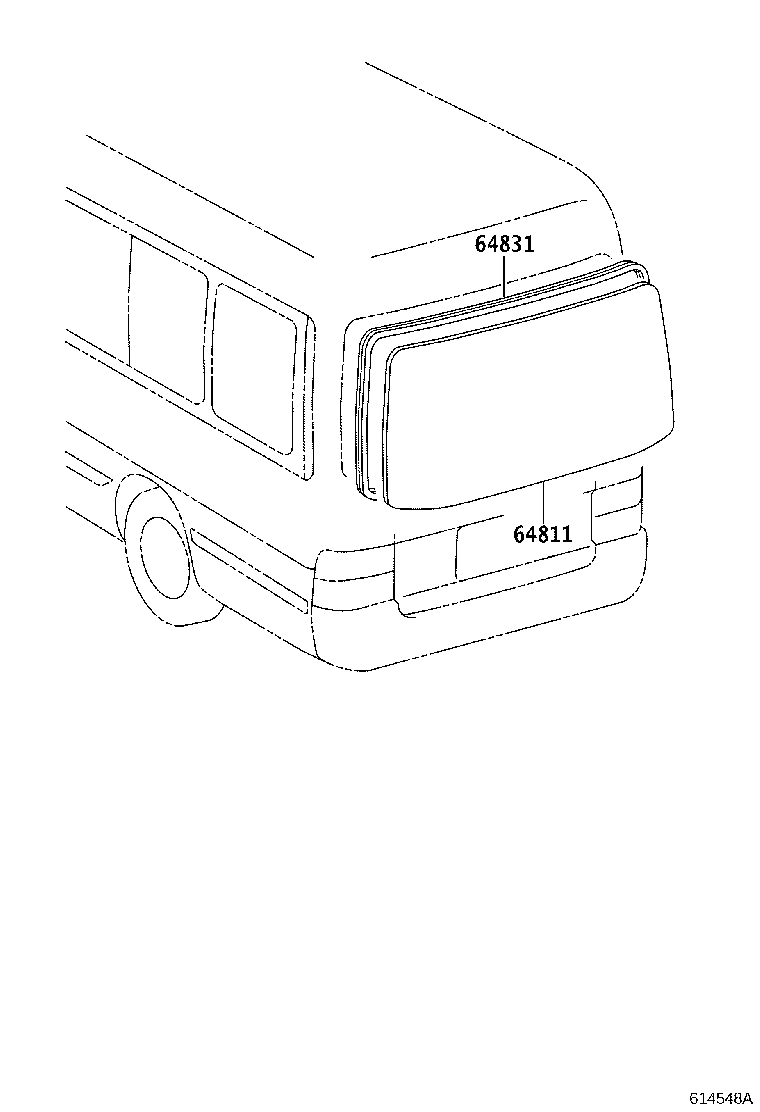 63132-0S010 PANEL, WINDSHIELD HEADER, INNER product image