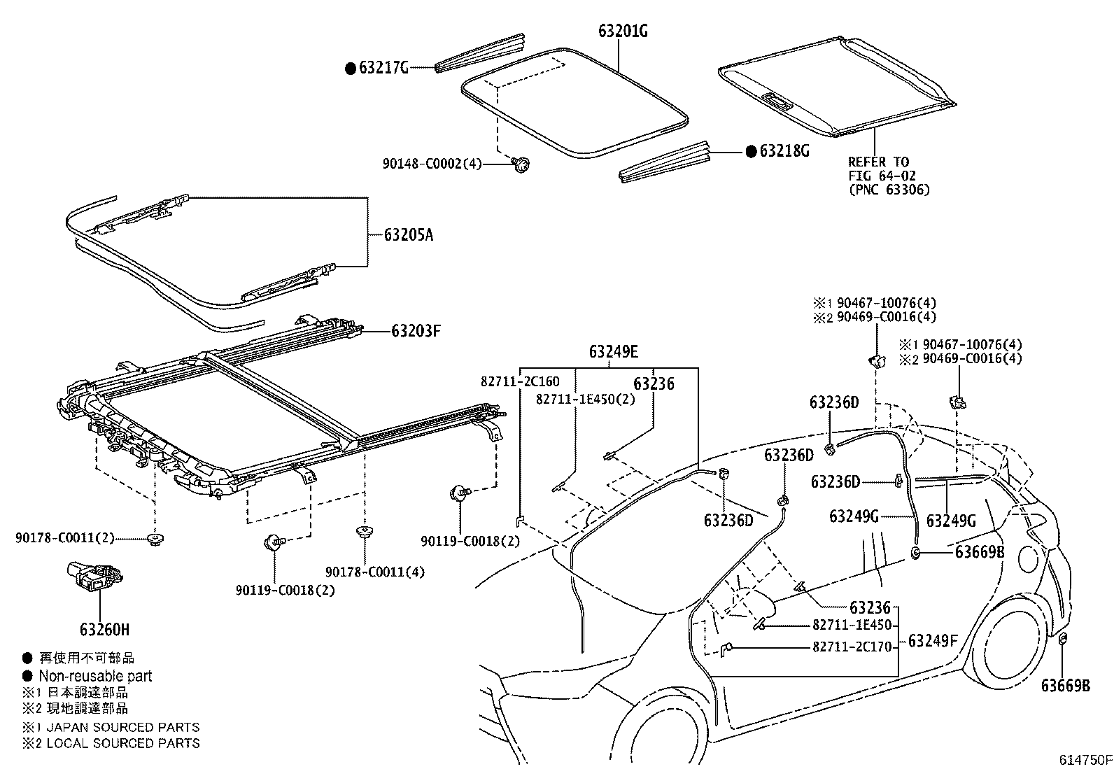 63236-06040 CLAMP, SLIDING ROOF DRAIN HOSE product image