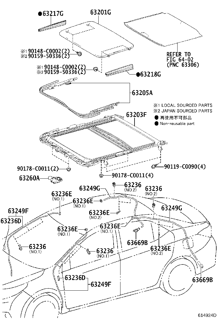 63236-02040 CLAMP, SLIDING ROOF OR REMOVABLE ROOF DRAIN HOSE product image