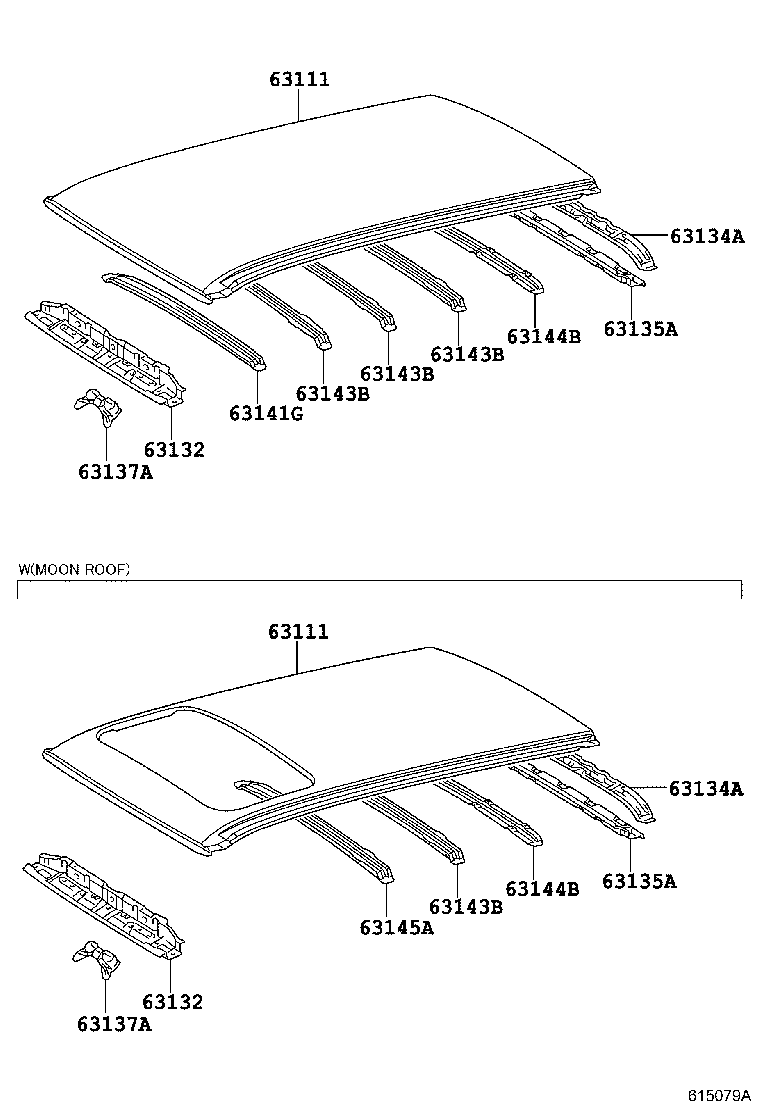 63132-42010 PANEL, WINDSHIELD HEADER, INNER product image