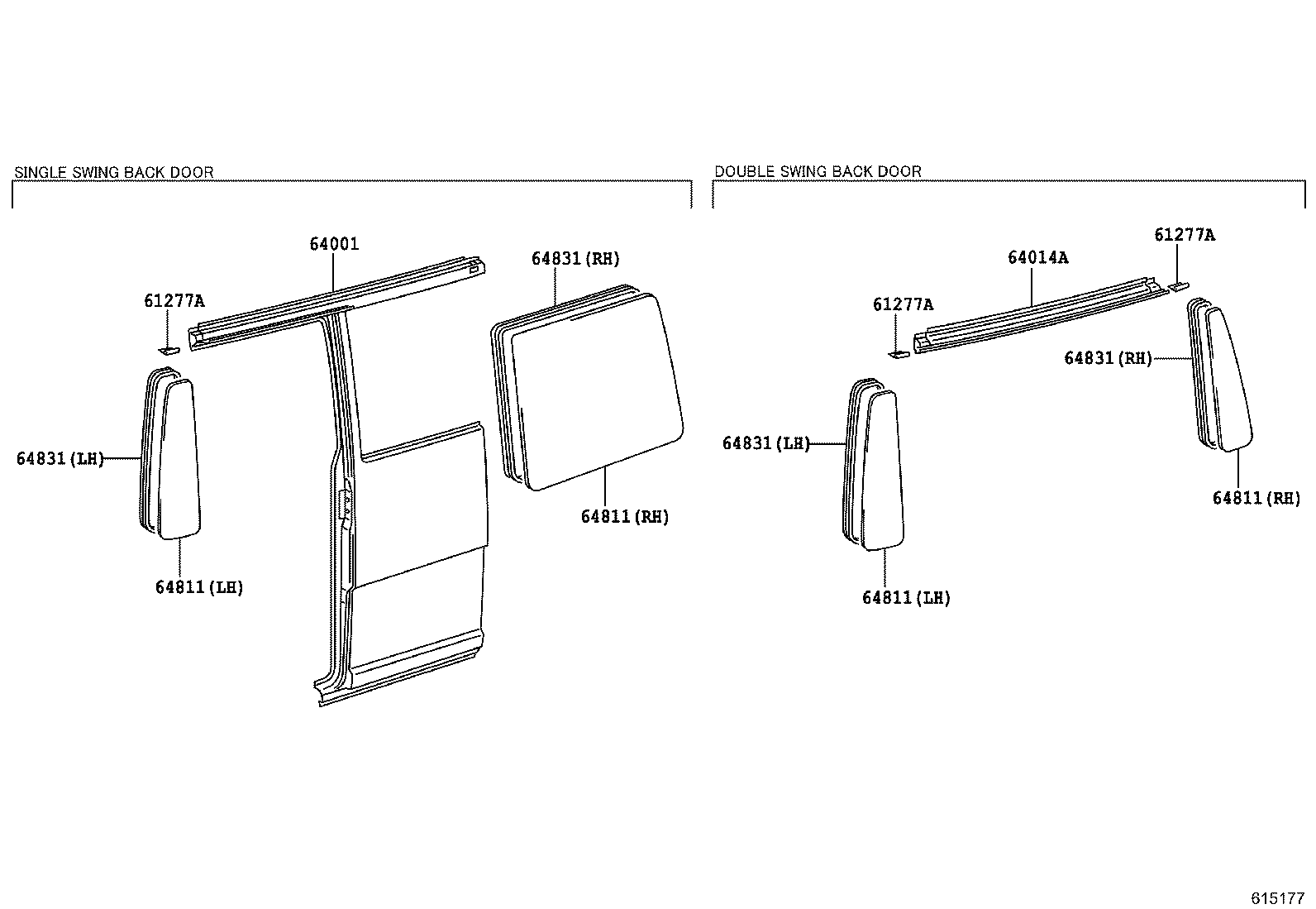 61277-36010 JOINT, ROOF DRIP CHANNEL product image