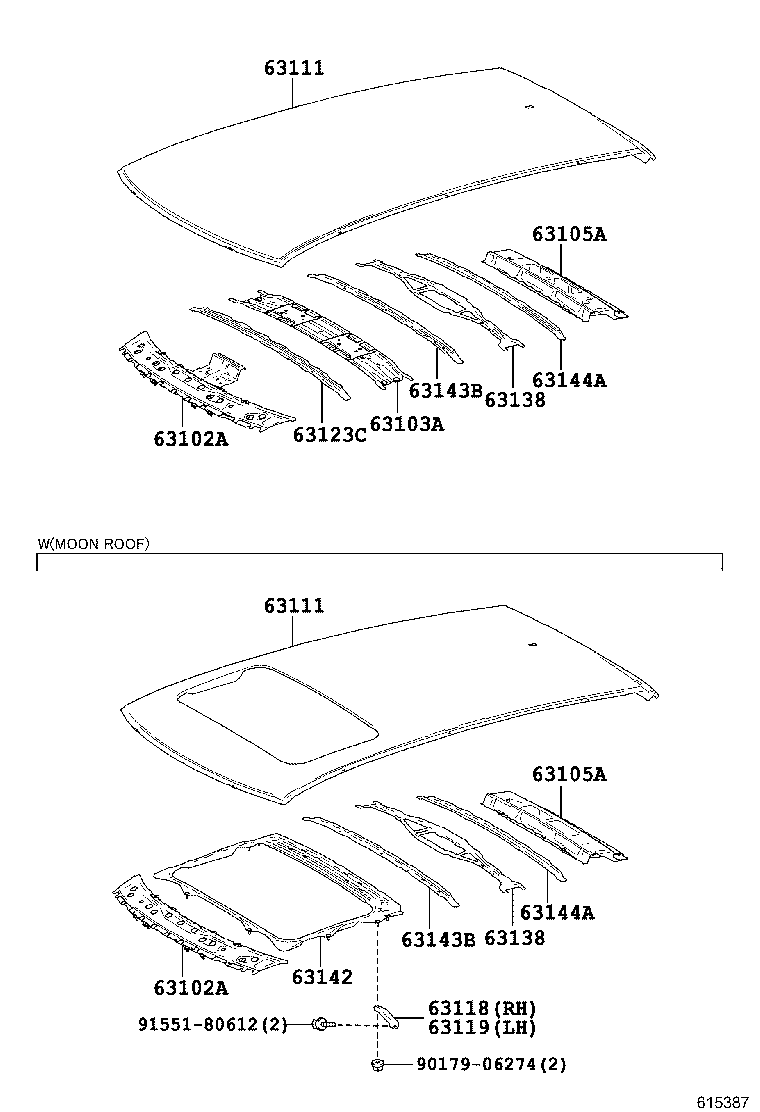 63138-48050 BRACKET, DOME LAMP, NO.2 product image