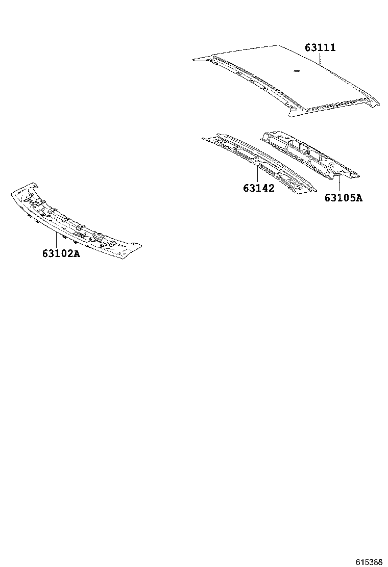 63138-48050 BRACKET, DOME LAMP, NO.2 product image