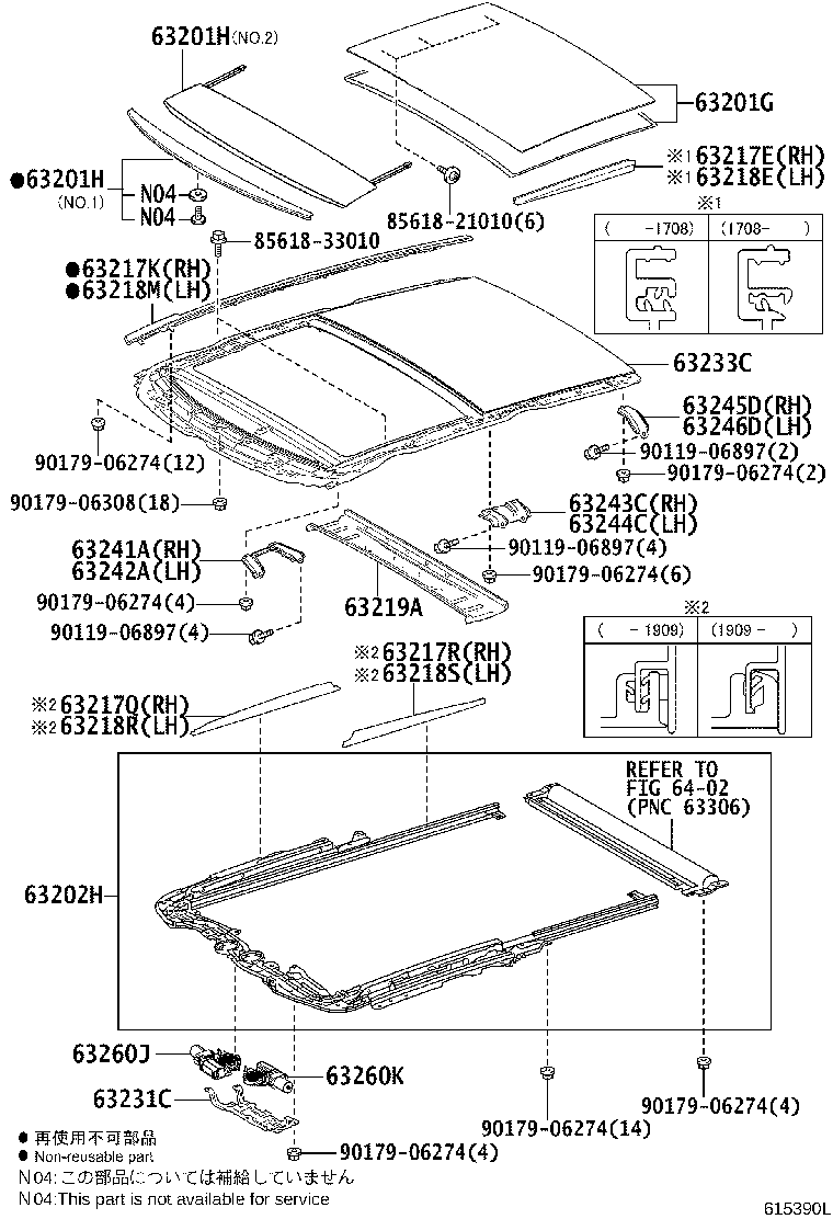 63138-48050 BRACKET, DOME LAMP, NO.2 product image