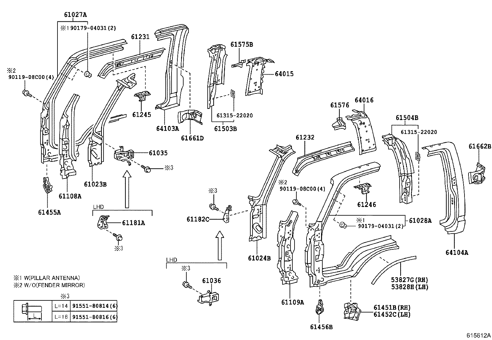 53827-37010 PROTECTOR, FRONT FENDER SIDE PANEL, RH product image