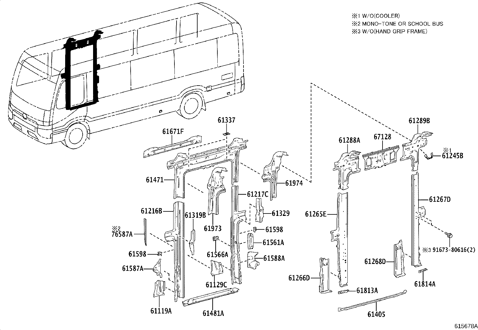 53258-36010 BRACKET, FRONT END PANEL MOUNTING, LH product image