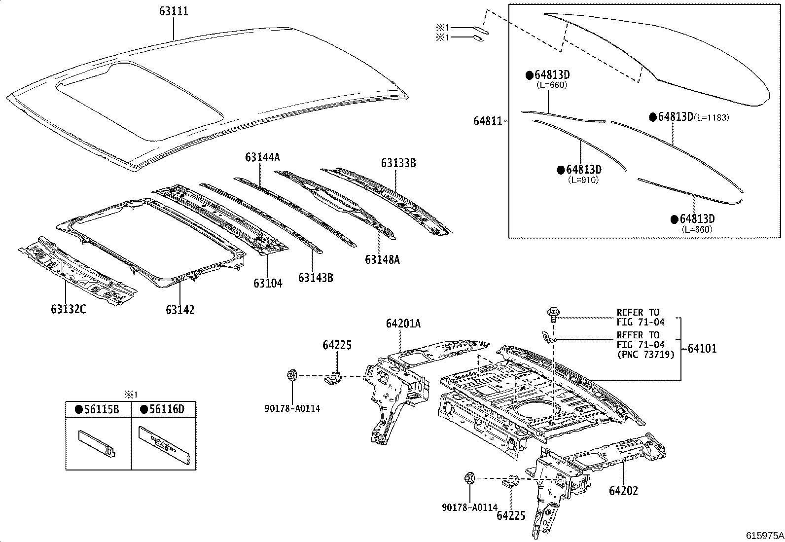 63236-08050 CLAMP, SLIDING ROOF DRAIN HOSE product image