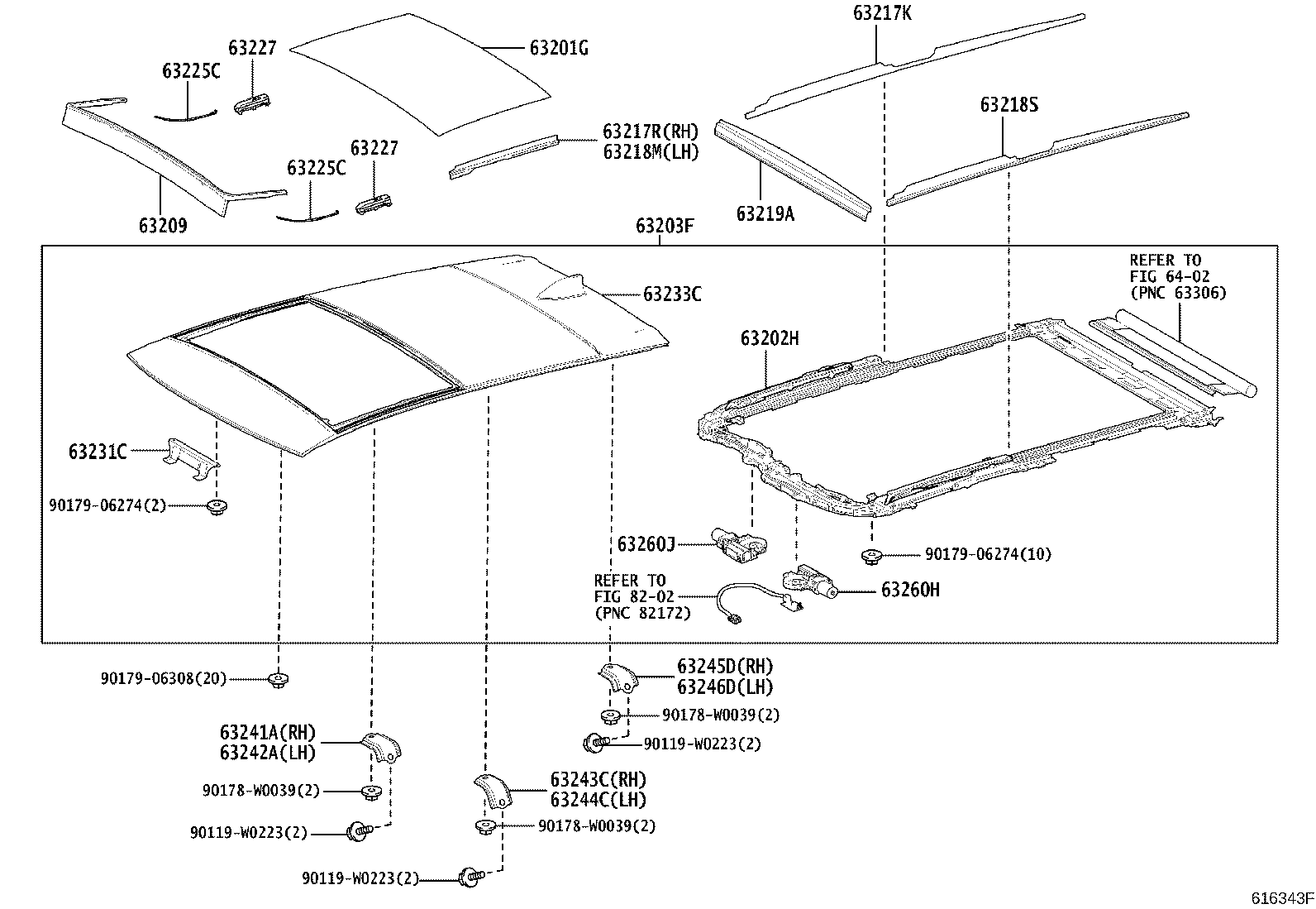63149-02040 REINFORCEMENT, ROOF PANEL, NO.8 product image