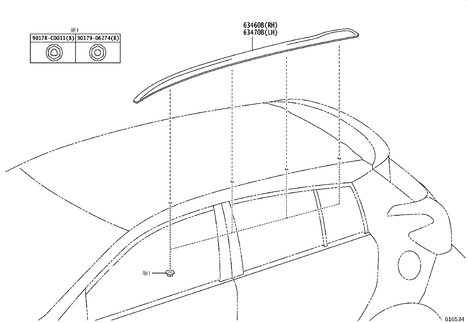 63236-06040 CLAMP, SLIDING ROOF DRAIN HOSE product image
